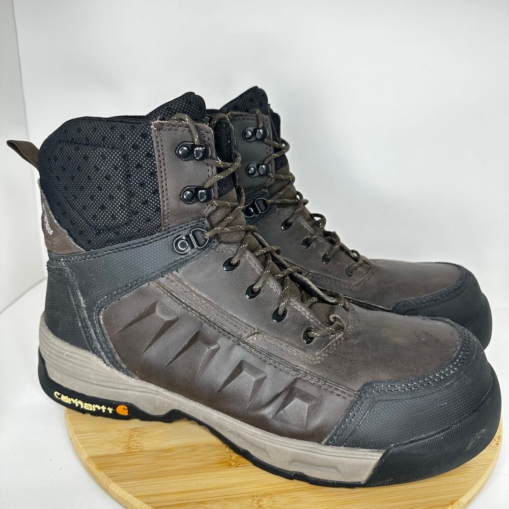 Carhartt Force Work Boots CMA6346 Electrical Hazard Safety Waterproof Mens 12
